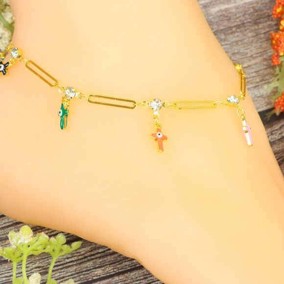 "Elegant Handmade Anklet – Delicate Jewelry for Women, MAR091397 - Picture 7 of 10